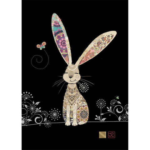 Bug Art 'Decorative Rabbit' Greeting Card