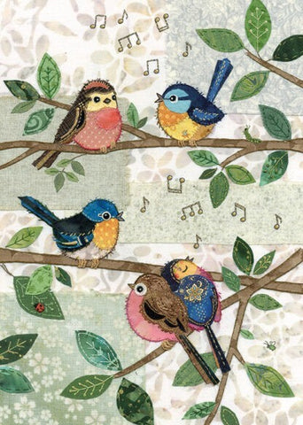 Bug Art 'Bird Chorus' Greeting Card