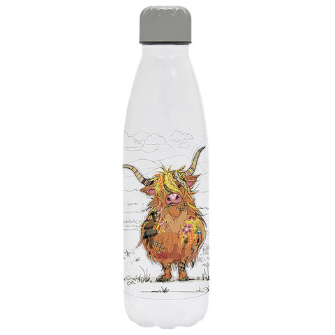 Bug Art 'Hamish Highland Cow' Water Bottle