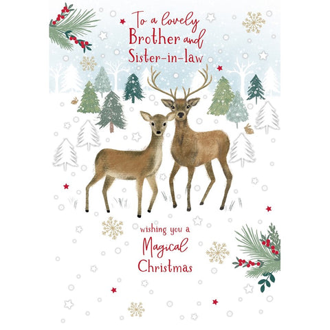 Otter House 'Brother & Sister-in-Law' Christmas Card