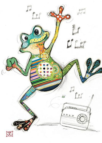 Bug Art Kooks 'Freddie Frog' Greeting Card