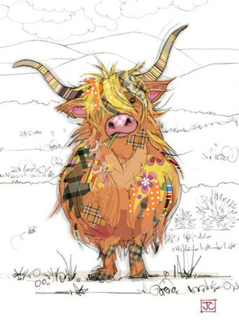 Bug Art Kooks 'Highland Hamish' Greeting Card