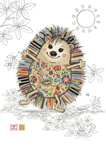 Bug Art Kooks 'Hattie Hedgehog' Greeting Card