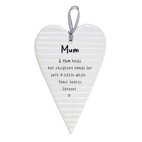 Guardian Angel 'Mum' Heart Plaque