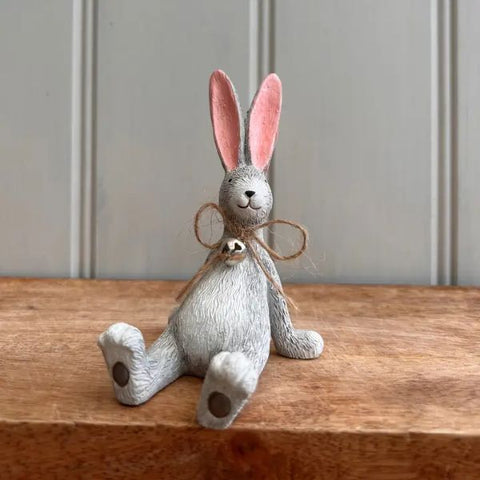 Laidback Grey Rabbit Ornament