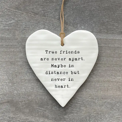 True Friends Hanging Heart Ornament