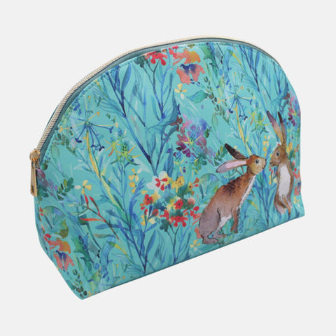 The Gifted Stationery Company 'Kissing Hares' Cosmetic Bag