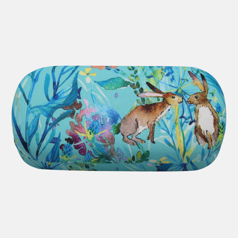 The Gifted Stationery Company 'Kissing Hares' Glasses Case