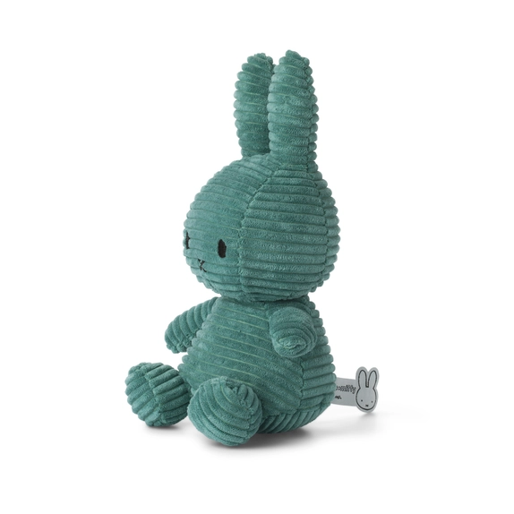 Miffy Rabbit Sitting Corduroy Green Plush Toy