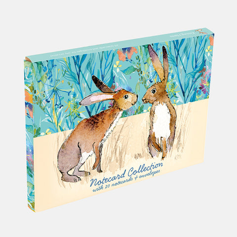 The Gifted Stationery Company 'Kissing Hares' Notecard Collection