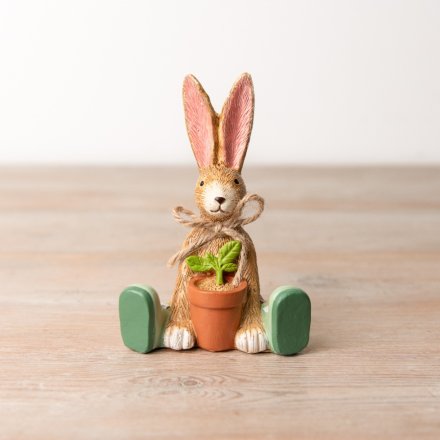 Plant Pot Bunny Ornament