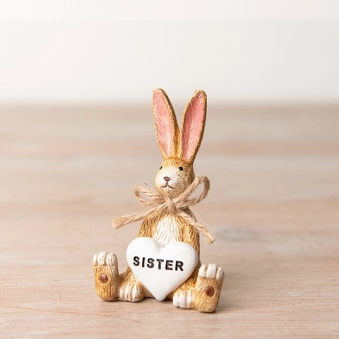 Sitting Rabbit 'Sister' Ornament