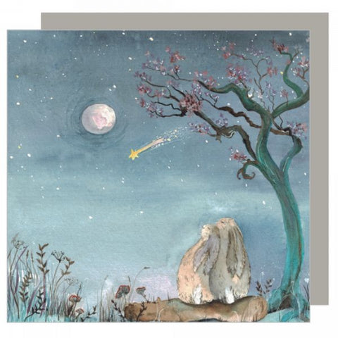 Love Country 'Stars & Dreams' Hare Greeting Card