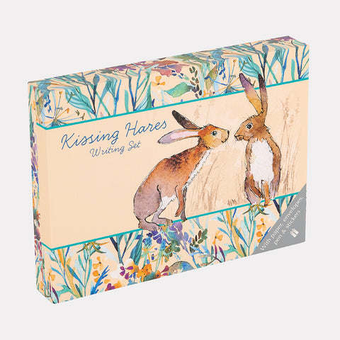 The Gifted Stationery Co 'Kissing Hares' Writing Set
