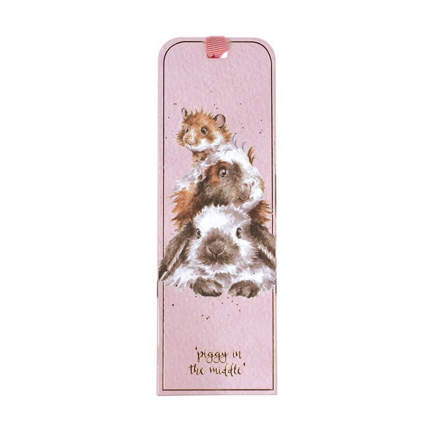 'Piggy in the Middle' Bookmark by Wrendale - Binky Brothers