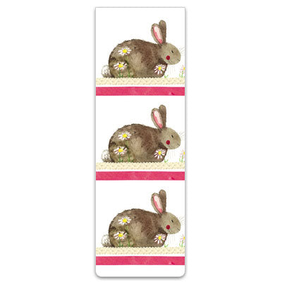 Magnetic bookmark with rex rabbits