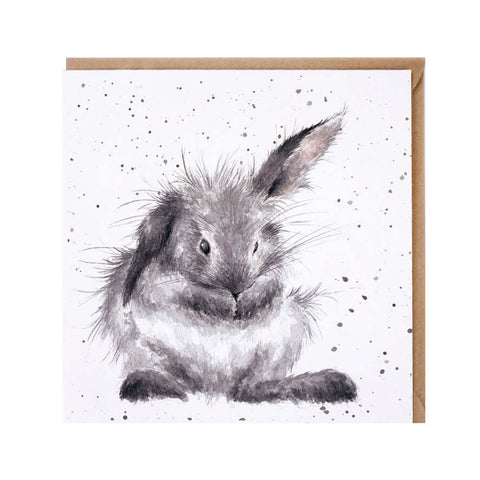 Wrendale Designs 'Bathtime' Bunny Greeting Card - Binky Brothers