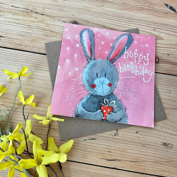 Alex Clark Big Ears Bunny Birthday Card