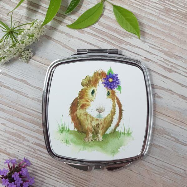 Love Country 'Pollyanna' Guinea Pig Compact Mirror - Binky Brothers