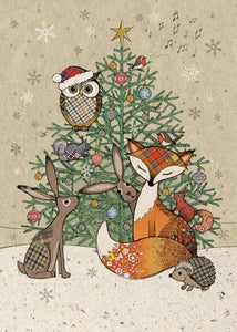 'Fox and Friends' Christmas Card Pack by Bug Art - Binky Brothers