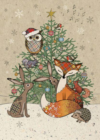 'Fox and Friends' Christmas Card Pack by Bug Art - Binky Brothers
