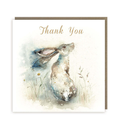 Love Country 'Daydreamer' Hare Thank You Card Pack - Binky Brothers
