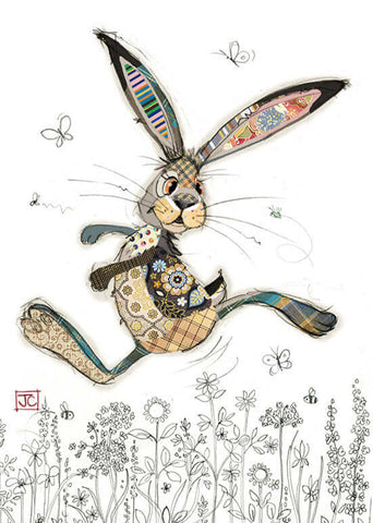 Hesper Hare Greeting Card by Bug Art - Binky Brothers
