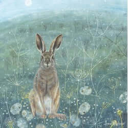 Enchanted Hare Greeting Card - Binky Brothers