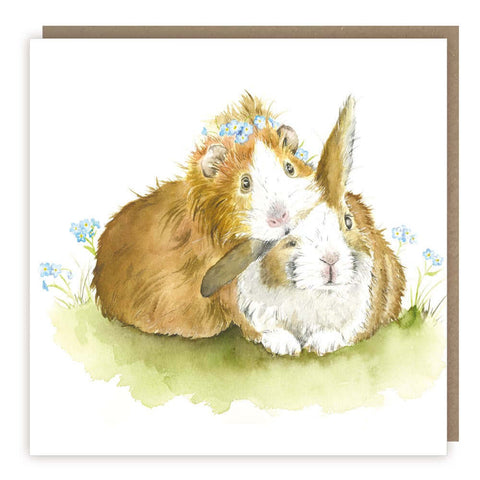 Love Country 'Wiggles and Whiskers' Greeting Card - Binky Brothers