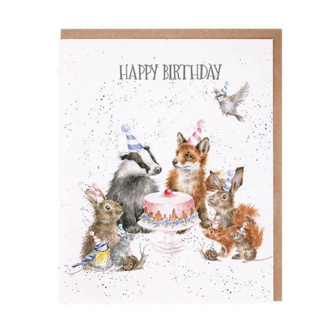 'Woodland Party' Birthday Card by Wrendale - Binky Brothers