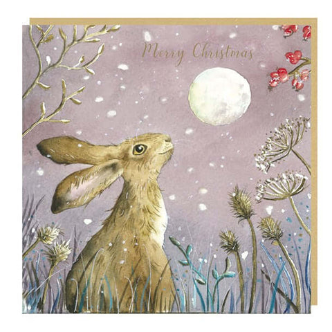 Love Country 'Berries and Snowflakes' Christmas Card Pack of 5 - Binky Brothers