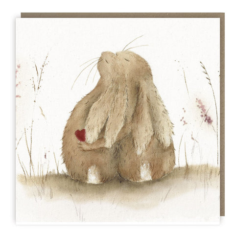 Love Country 'Always Hare' Greeting Card