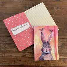 Hannah the Hare Large Chunky Notebook by Alex Clark - Binky Brothers
