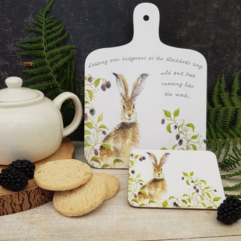 Love Country 'Hares & Hedgerows' Mini Chopping Board