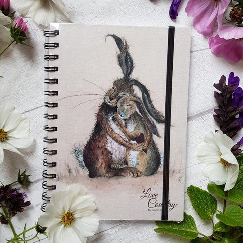 Love Country 'Hares My Heart' A5 Notebook