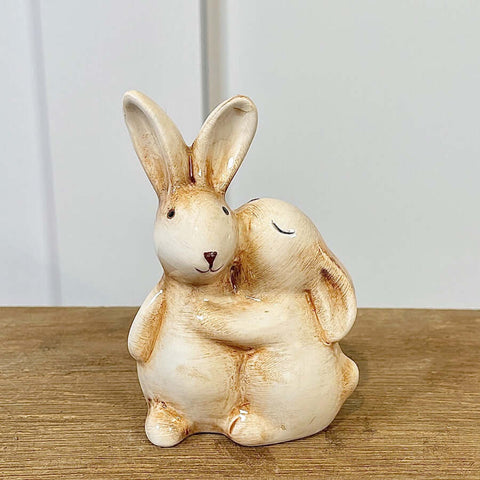 Hugging Rabbits Ornament - Binky Brothers