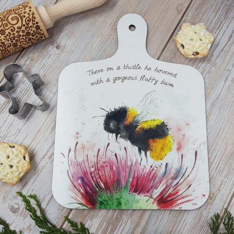 Love Country ' Thistle and Bee' Mini Chopping Board - Binky Brothers