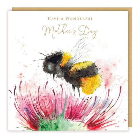 Love Country 'Thistle and Bee' Mother's Day Card - Binky Brothers
