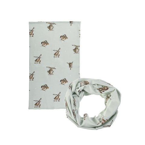 Wrendale Designs pale green multi way band with hare illustrations
