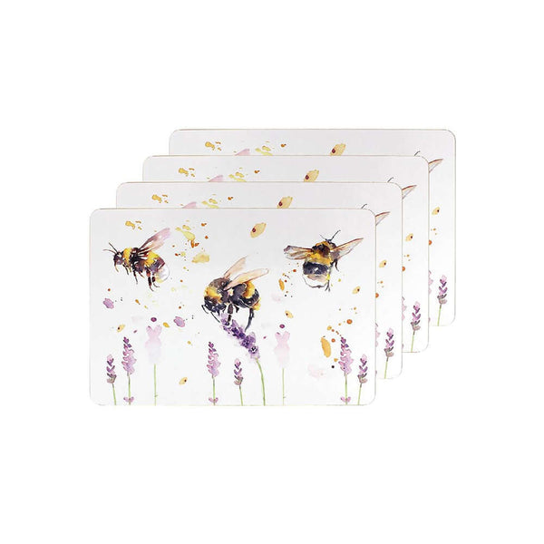 Country Life Set of 4 Bee Placemats - Binky Brothers
