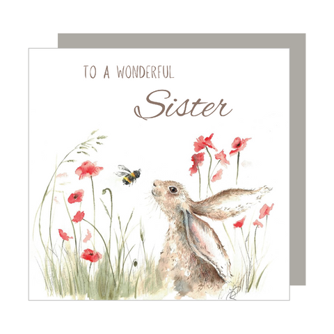 Love Country 'To a Wonderful Sister' Greeting Card