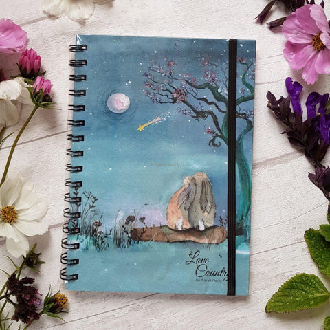 Love Country 'Stars and Dreams' Hare Notebook