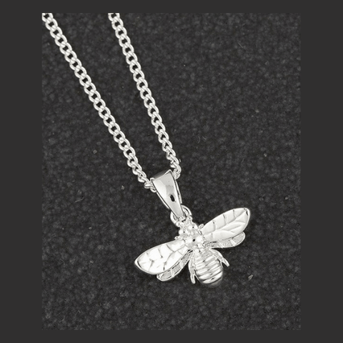 Equilibrium Honey Bee Silver Plated Necklace - Binky Brothers