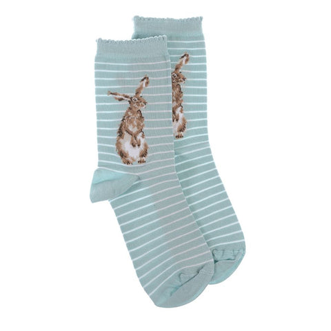 Wrendale Designs 'Hare and the Bee' Bamboo Socks